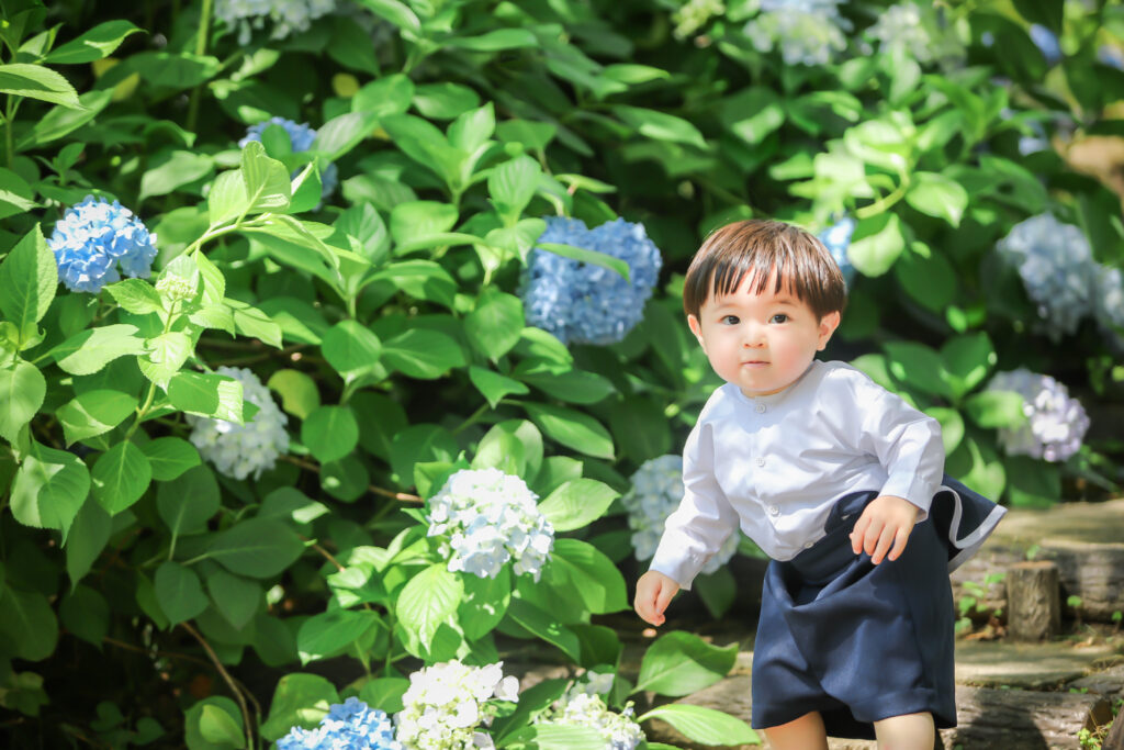 Reico photolife ロケーション撮影 出張撮影 紫陽花撮影 カメラマン レイコフォトライフ 家族写真